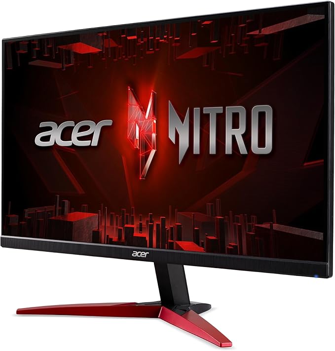 Acer Nitro 23.8" Full HD 1920 x 1080 PC Gaming IPS Monitor | AMD FreeSync Premium | 180Hz Refresh | Up to 0.5ms | HDR10 Support | 99% sRGB | 1 x Display Port 1.2 & 2 x HDMI 2.0 | KG241Y M3biip