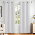 Deconovo Blackout Curtains for Bedroom and Living Room 72 Inches Long | Black by Unknown