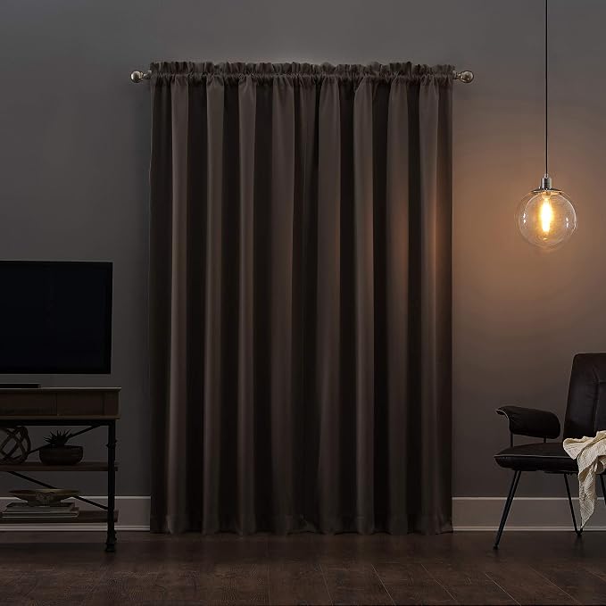 Sun Zero Oslo Theater Grade Extreme Total Blackout Rod Pocket Curtain Panel - Image 2