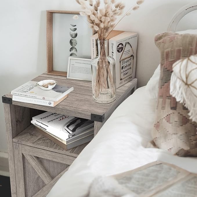 Farmhouse End Table, Nightstand - Image 4