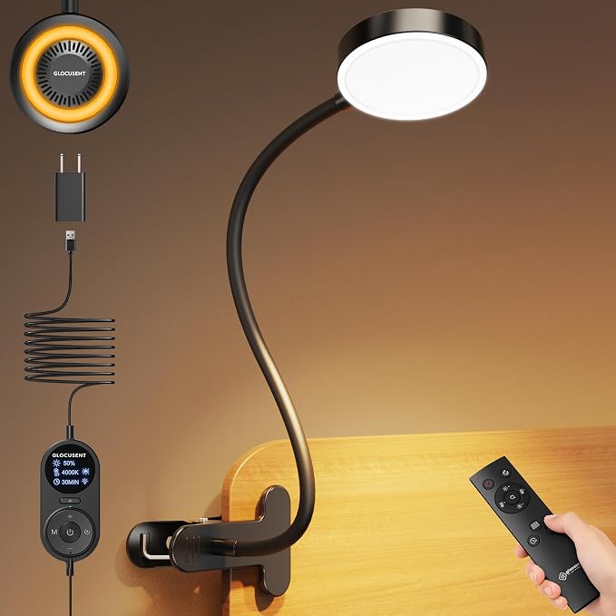 Glocusent 72 LED Clip on Reading Light by GLOCUSENT
