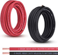 Shirbly 6 Gauge Battery Cable, 30FT Red + 30FT Black 6 AWG Pure Copper Wire Welding Cable, for Automotive, Battery, Solar and Generator, Standard USA OFC Wire