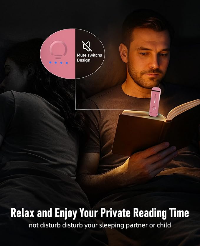 HIONXMGA Book Light, Rechargeable Reading Light - Image 8