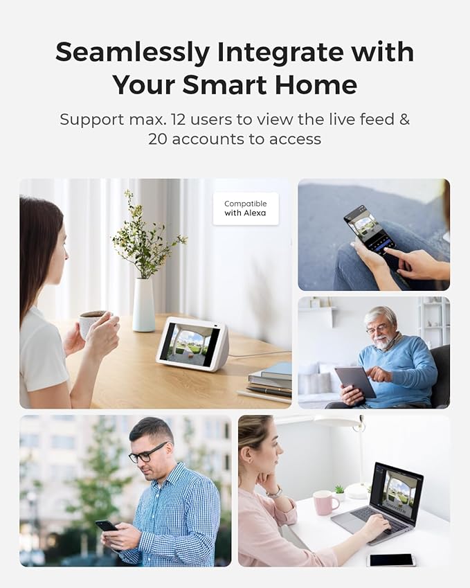 REOLINK 2K Battery Video Doorbell Camera, 150°x150° Head-to-Toe View, 2.4/5 GHz WiFi, Two-Way Talk, No Monthly Fee, Person/Vehicle/Package Detection(Chime not Included)