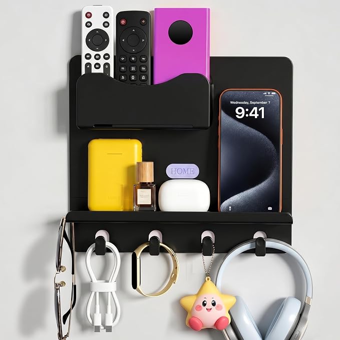 Bedside Shelf Wall Mount, Adhesive Bedside Shelf Accessories Organizer by Unknown