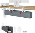 Univivi No Drill Under Desk Cable Management Tray, 28 inch Cable Management | by Univivi