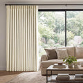 Pinch Pleated Linen Curtains 100% Blackout 84 Inches Long by AUSSPVOCT