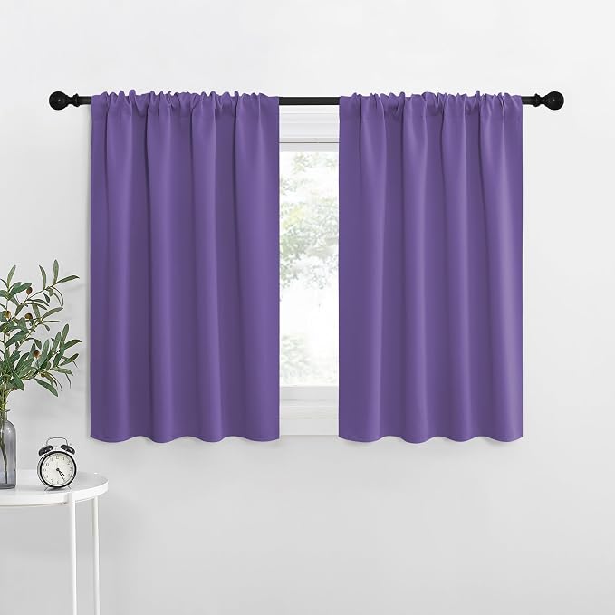 NICETOWN Blackout Curtains for RV Windows, Lilac Purple, 2 Panels, Room by NICETOWN