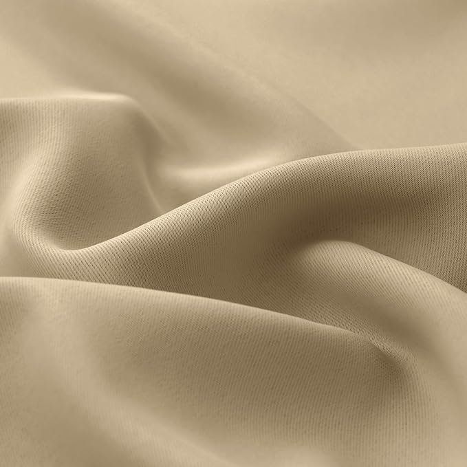 BGment Sand 100% Blackout Curtains - Image 8