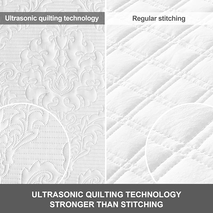 Hansleep White Quilt Twin Size - Image 4