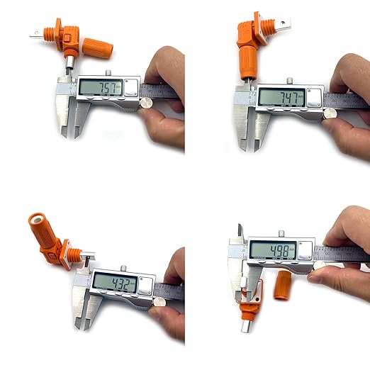 150A-200A 1500V Battery Energy Storage Connector, 35-50mm² High Current Connectors Quick Plug Terminal Orange Right Angle Plug and Socket IP67 Waterproof Power Adapter Threaded Wiring