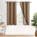 XWZO Full Shading Blackout Curtains 45 Inches Length by XWZO