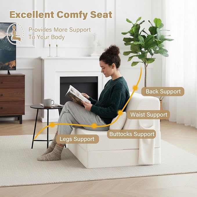 Convertible Folding Sofa Bed Single Size - Image 3