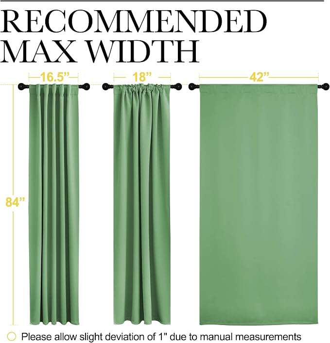 NICETOWN Vertical Blinds Window Curtain Panels - Image 7