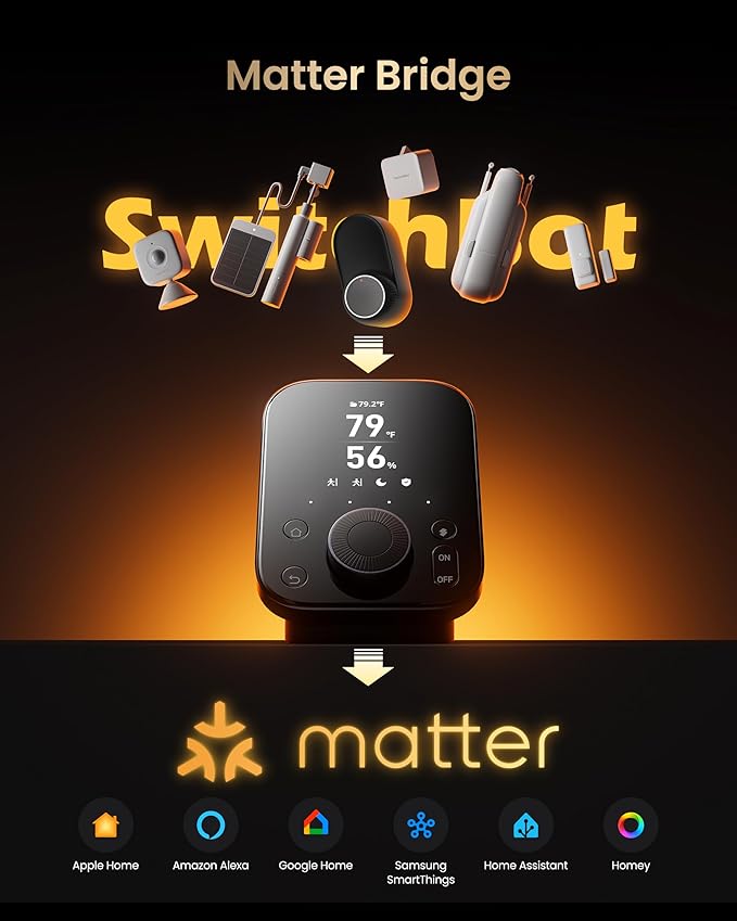 SwitchBot Universal Remote Control with Hub 3, Multi-use Smart Remote with Customize App, Control 25 IR/Bluetooth Devices and 10 Scenes, Compatible with TV/AC/SwitchBot BLE Devices