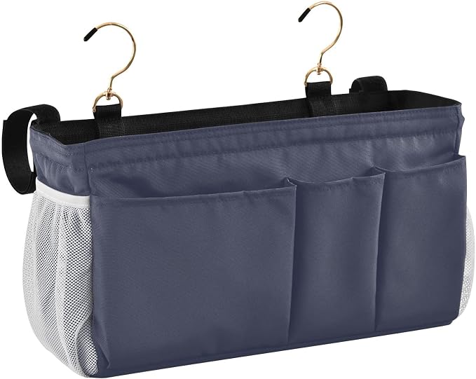 DOMIKING Navy Blue Bedside Caddy by DOMIKING