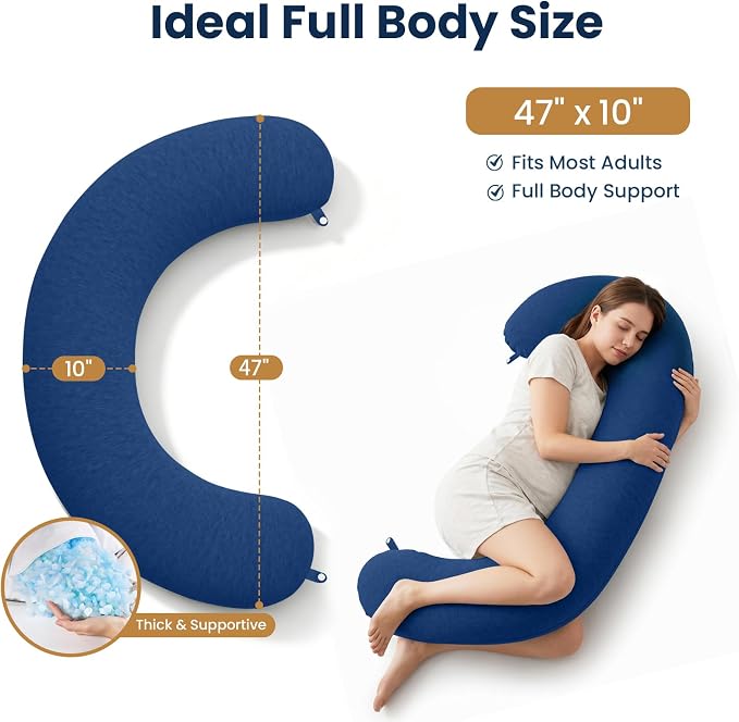 TranquilRelax C Shaped Body Pillow - Image 2