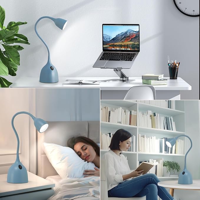 EJIAXIN Gooseneck Desk Lamp 360 LED Flexible Reading Light - Image 3