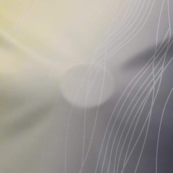 Black and Yellow Ombre Blackout Curtains 72 Inches Long | Room Darkening - Image 8