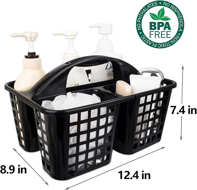 Portable Shower Caddy Basket Plastic Storage Basket - Image 5