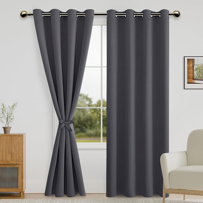 DWCN 84 Inch Long Blackout Curtains by DWCN
