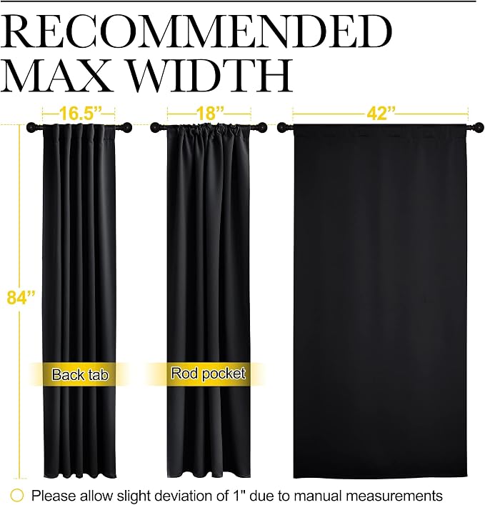 NICETOWN Halloween Black Out Curtain Panels - Image 7