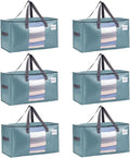 VENO Moving Bags, Wide Open Top, Light Blue, 6 Pack | Moving boxes Alternative by Veno