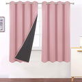 Total Blackout Pink Curtains by Lemomo