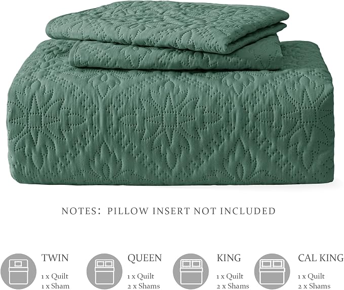 Exclusivo Mezcla California King Quilt Set, All Season Bedding - Image 6