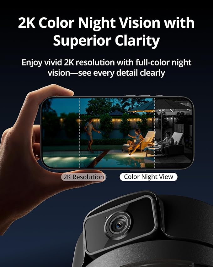 Jarnex Outdoor Porch Light Camera, 2K Wi-Fi Security Cam with AI Human Detection, Pan & Tilt, Dusk to Dawn, 2-Way Audio, Cloud/SD Storage, Wall Lantern Sconce Camera for Porch, Garage, Patio, Doorway