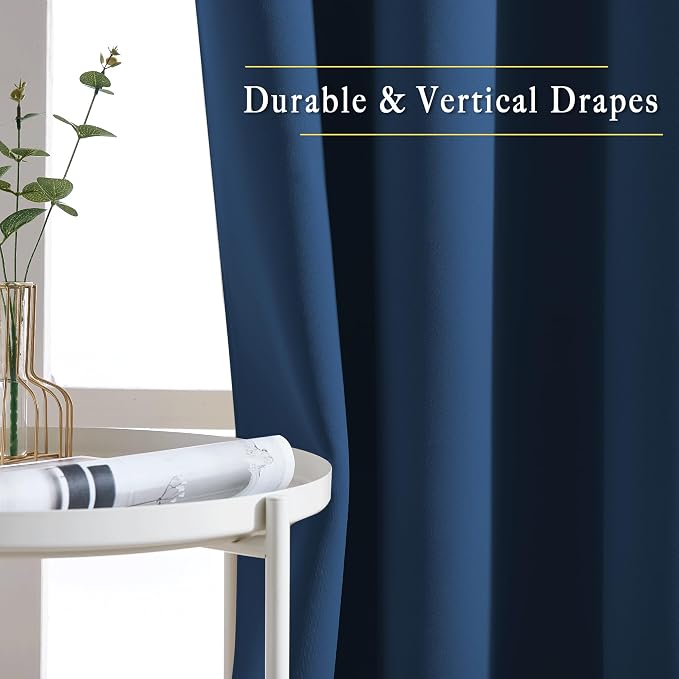 NICETOWN 45 inches Bedroom Curtains Panels - Image 5