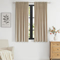 PRIMROSE Champagne Velvet Curtains 63 inch Long by PRIMROSE