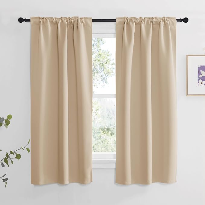 NICETOWN Window Treatment Curtains Room Darkening Drapes - Image 2