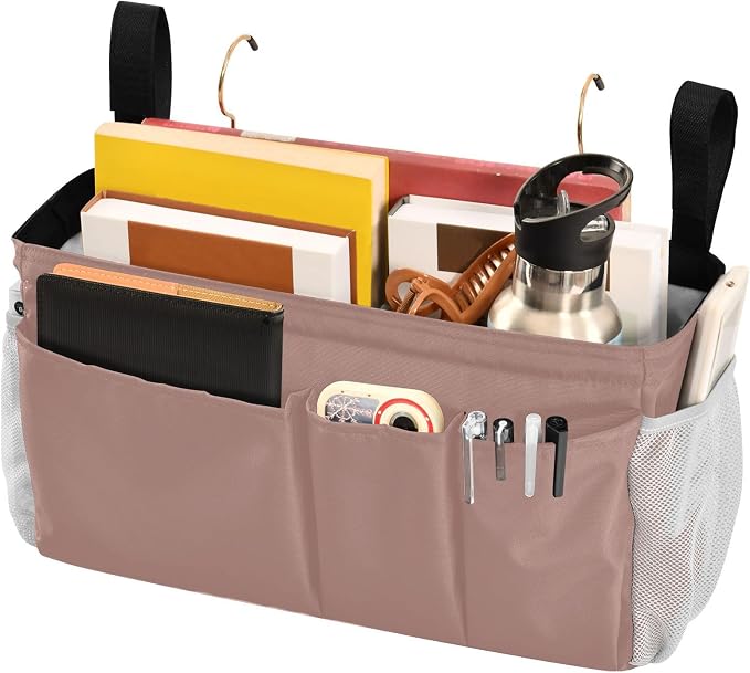 DOMIKING Rose Gold Bedside Caddy - Image 3
