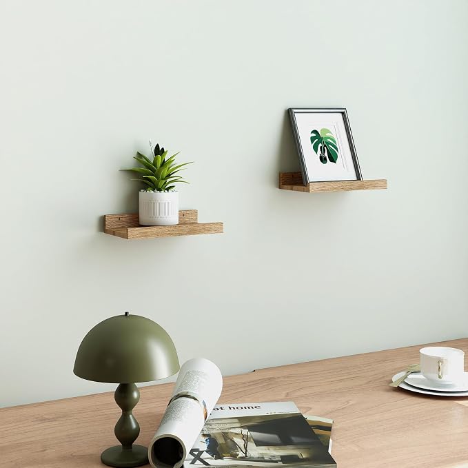 Small Oak Floating Shelves for Wall, Shelf - Image 2