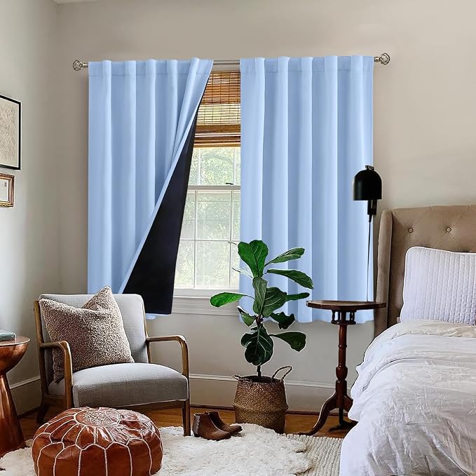 BGment 100% Blackout Curtains 40 Inch Length - Image 9