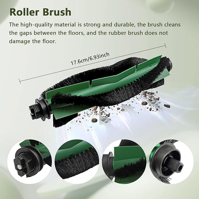 Replacement Parts for iRobot Roomba 105/104 Combo, 104 Vac/105 Vac,Combo Essential Y0140/ Y0112/ Y011240/ Y0110/ Y014020,Vacuum Robot Q0120/Q011/Q0520-iRobacc 18 Pcs