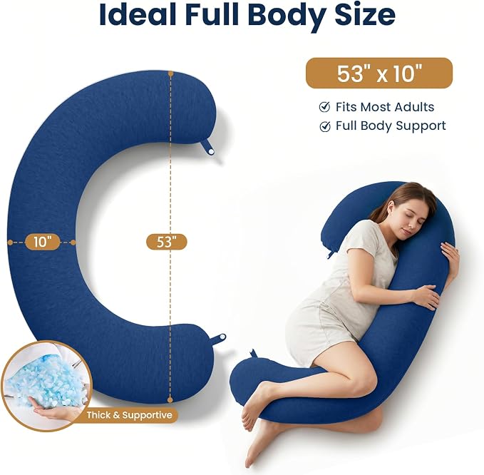 TranquilRelax C Shaped Body Pillow - Image 2