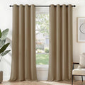 Deconovo Blackout Curtains for Bedroom and Living Room 84 Inches Long | Black by Unknown
