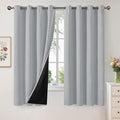 YoungsTex 100% Blackout Curtains 63 Inch Length, Thermal Insulated Drapes by YoungsTex