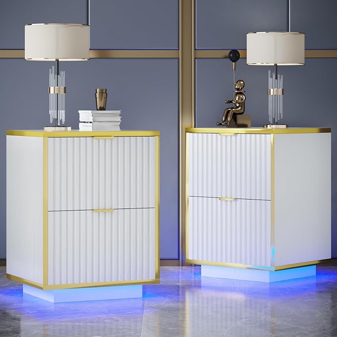 4ever2buy Modern Nightstand Set of 2 - Image 7