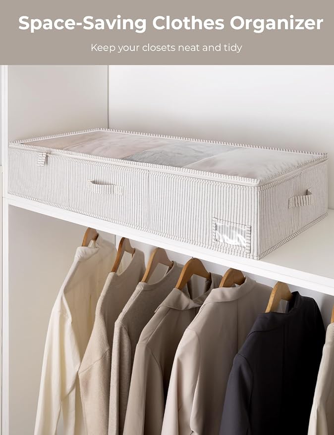 StorageWorks 7 Inch Low Profile Under Bed Storage Containers - Image 7