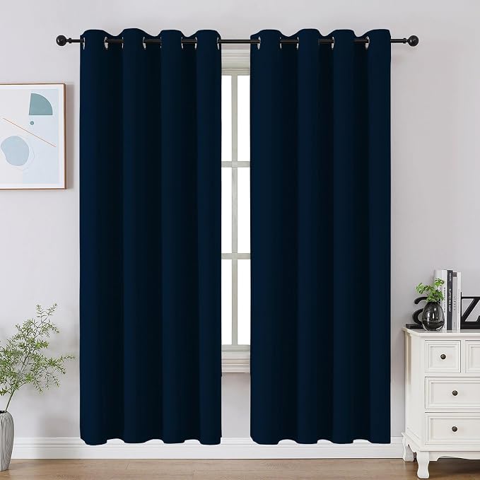 CUCRAF Blackout Grommet Window Curtains by CUCRAF