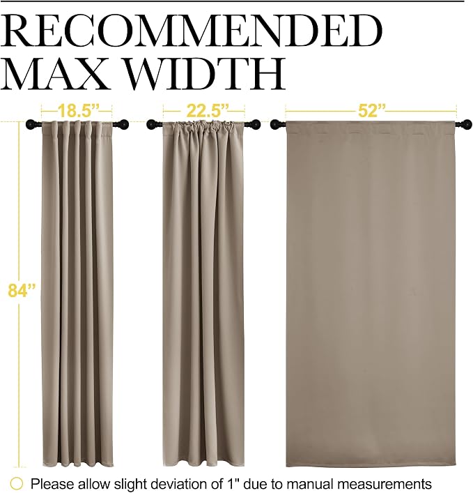 NICETOWN Blackout Curtains and Draperies - Image 7