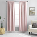 Pastel Pink Room Darkening Curtains by DONREN
