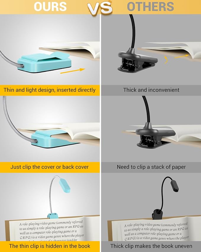 2 Pack Rechargeable Book Lights - Image 4