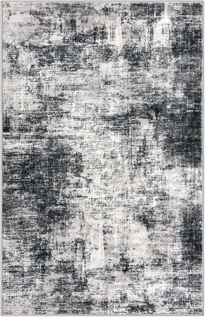 Modern Abstract Area Rugs 5x7 Ft Washable Rugs - Image 10