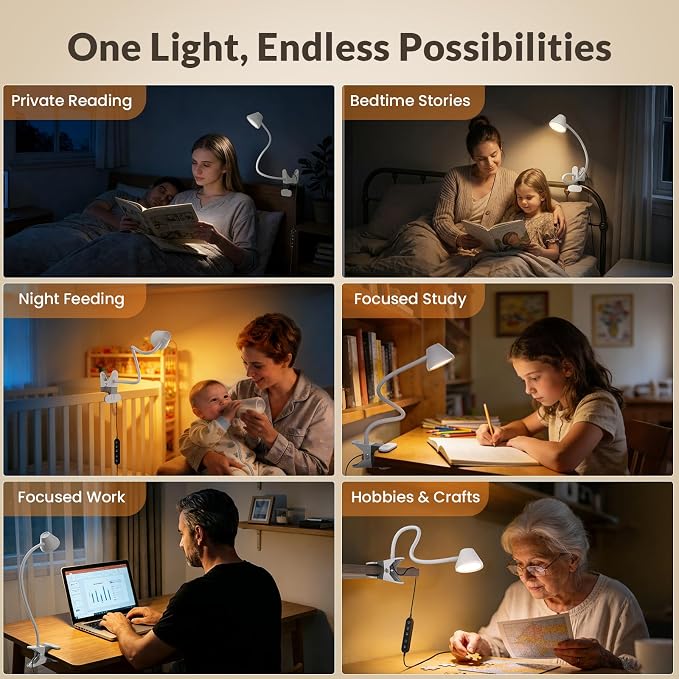 LEPOWER Clip on Light, Reading Lights - Image 9