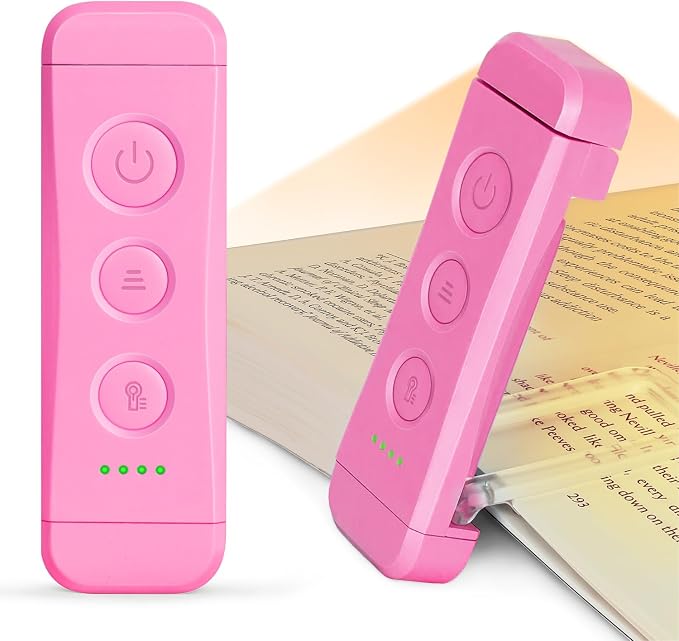 Glocusent USB Rechargeable Book Light, Portable Clip-on LED Reading Light | 3 by GLOCUSENT