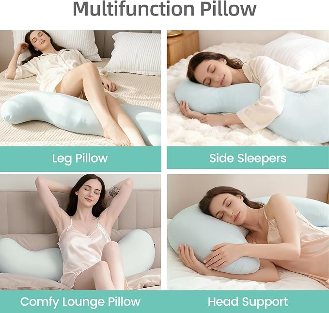 Body Pillows for Adults, Full Body Pillow for Side Sleepers, Long Body Pillow - Image 6